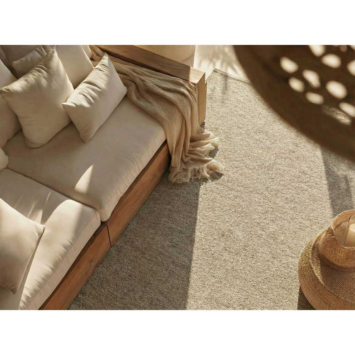 Alfombra Elements & Co Beige Lana Beige 220x290 cm