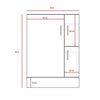 Mueble de Baño + Espejo TuHome Vanguard