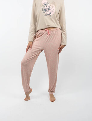 Imagen 1 del producto Pantalón Pijama Mujer Portman Club Beige, Oliva