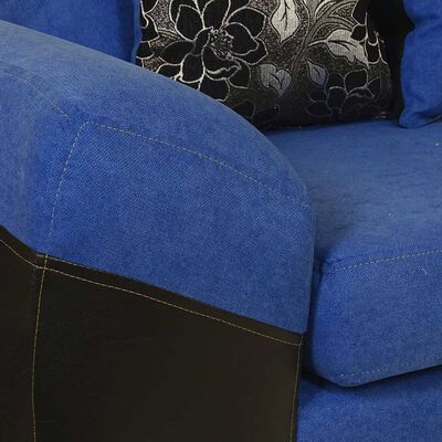 Imagen 2 del producto Sofá Elegant Detail Houston 3 Cuerpos Negro Azul