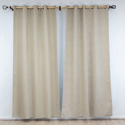 Juego de Cortina Blackout Doral Varsovia 140x220 cm Arena