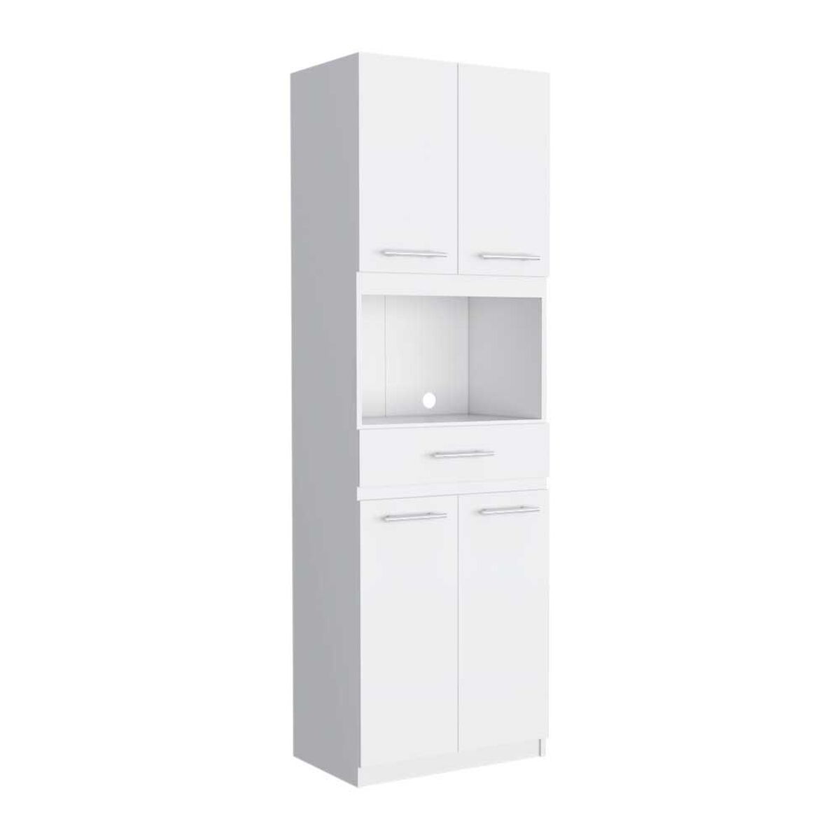 Combo Mueble Superior + Mueble Microondas + Mueble Inferior TuHome Manchester Blanco