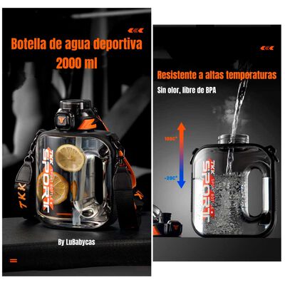 Imagen 2 del producto Botella Multifuncional Lubabycas TKK 200 ml Negra