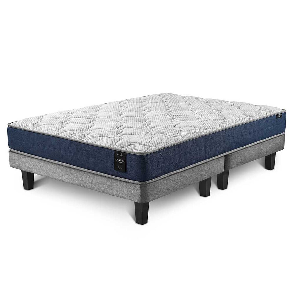 Cama Europea Cannon 2 Plazas New Still Base Dividida