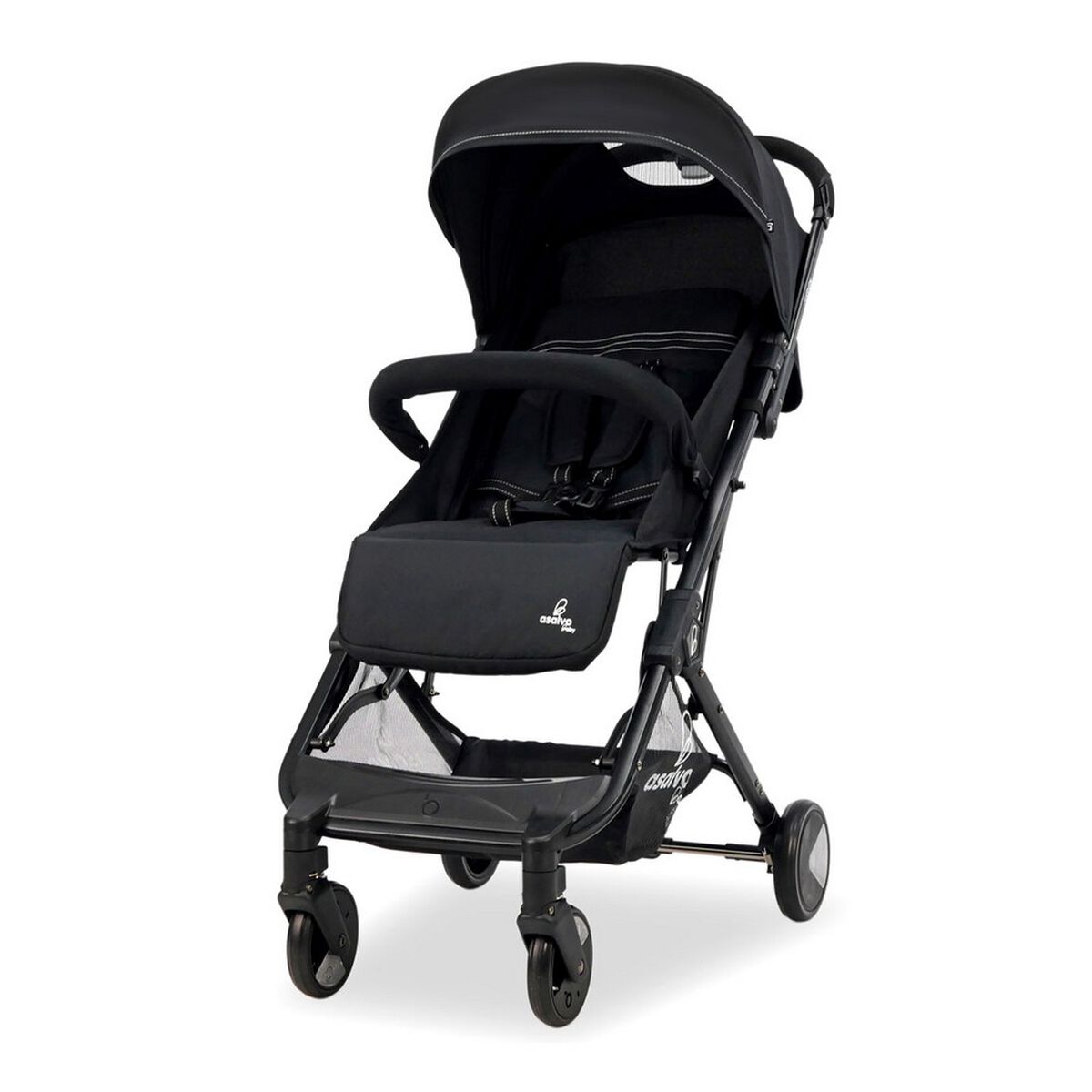 Coche Stroller Flight Black  Asalvo