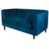 Sof&aacute; Tela Velvet Latam Home Brescia 2 Cuerpos