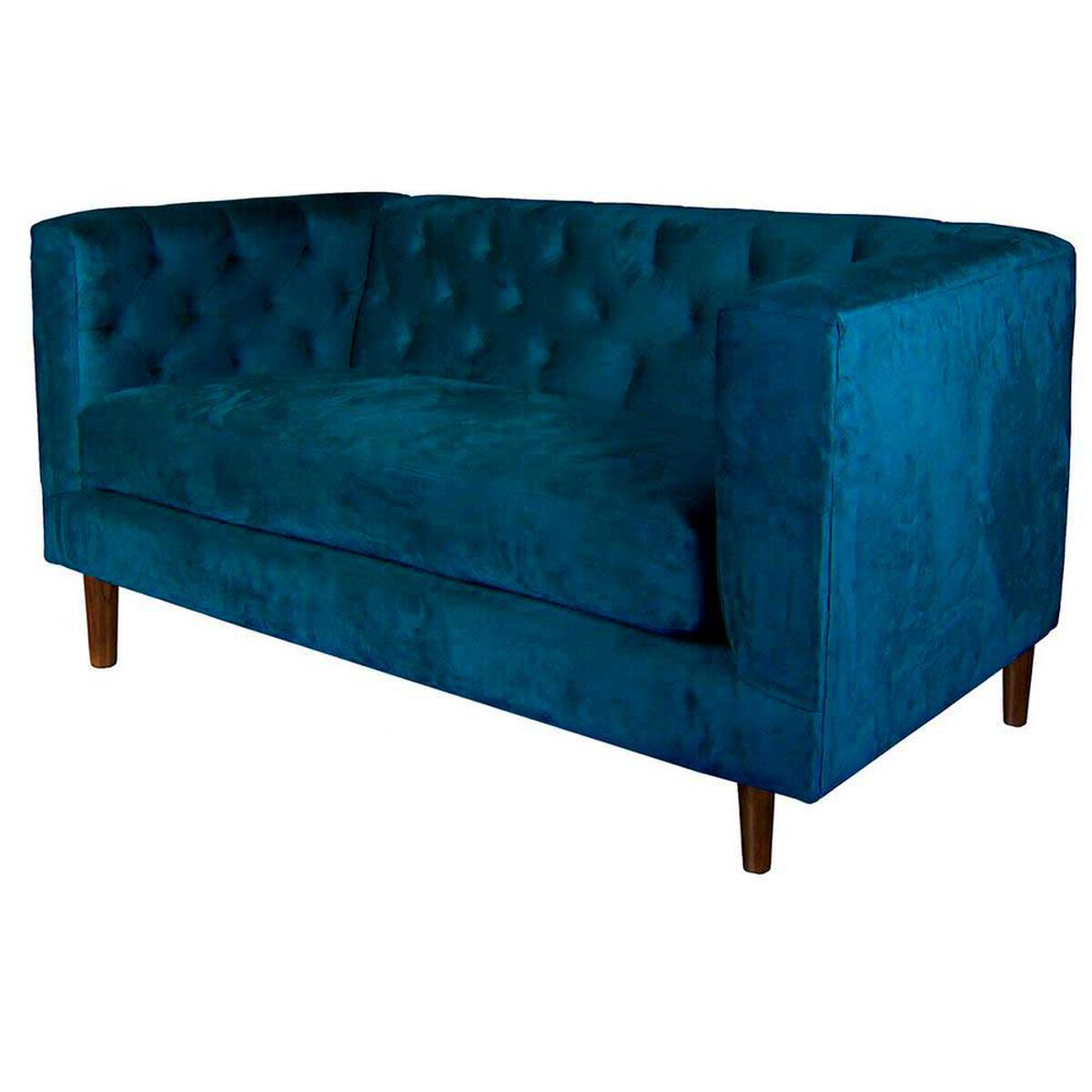 Sof&aacute; Tela Velvet Latam Home Brescia 2 Cuerpos