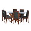 Juego de Comedor Latam Home Alicante 6 Sillas Negro