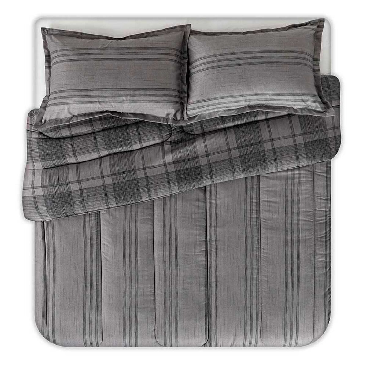 Plum&oacute;n Elements & Co King Squard Gris