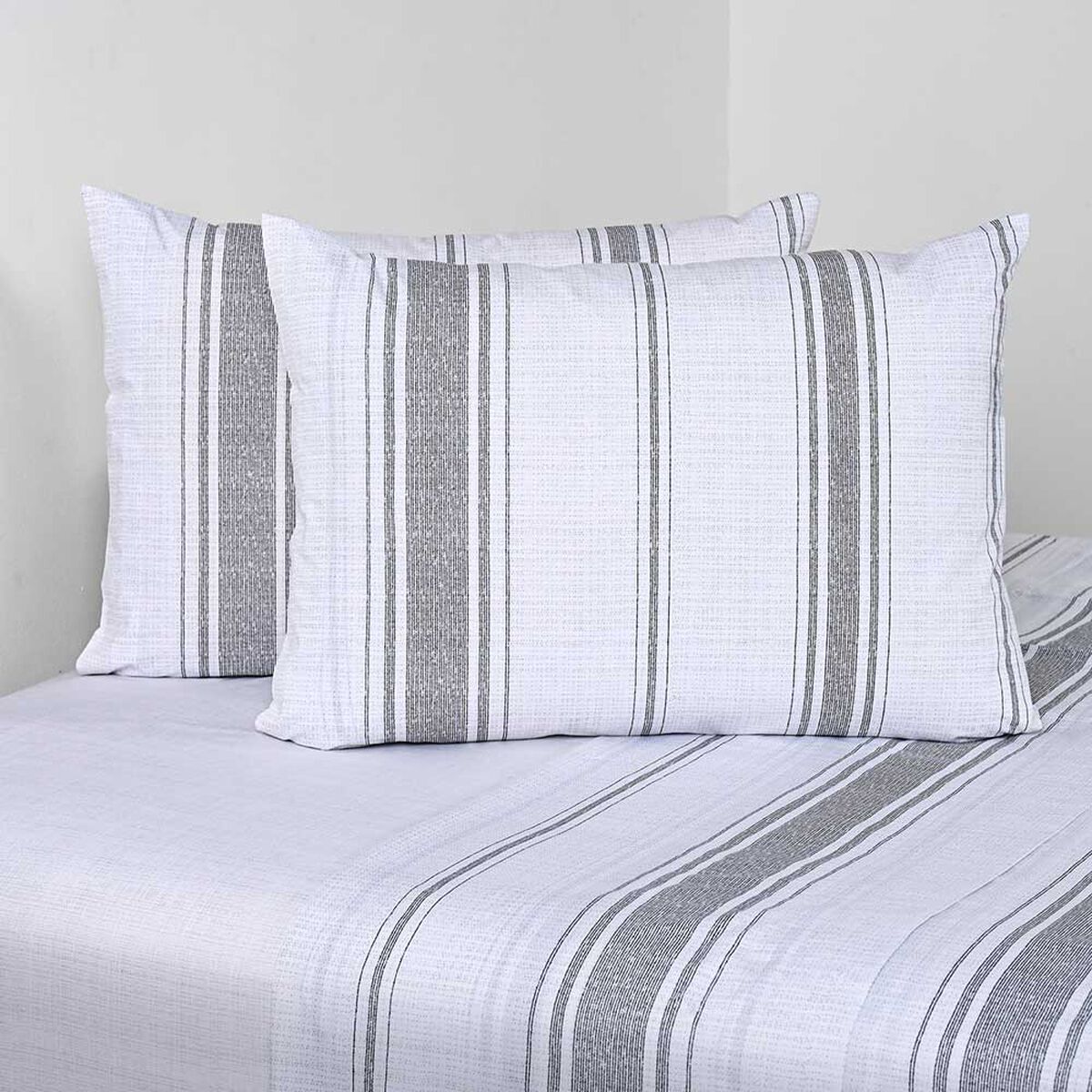 Juego de S&aacute;banas Estampado Cannon 200 Hilos King Diagonals