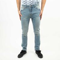Jeans Skinny Hombre Icono Azul, Azul-Claro, Azul-Med, Azul-Medio, Celeste