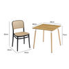 Juego de Comedor Vekkahome Praga Duna 4 Sillas Cafe