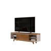 Rack TV Vekkahome Loren Hasta 75" Caf&eacute;