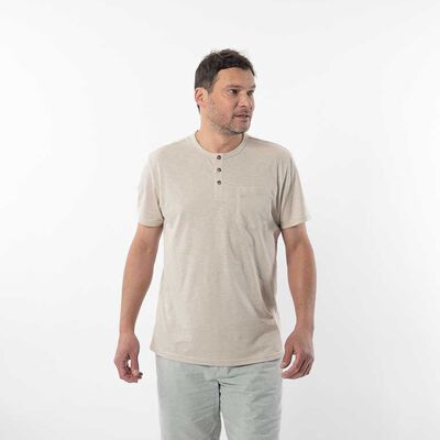 Polera Lisa Manga Corta Hombre Portman Club