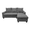 Sofá Seccional Derecho Living Factory Eko 3 Cuerpos Gris