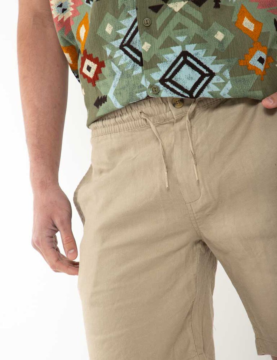 Bermuda Lino Mediterraneo Hombre Fiorucci