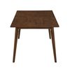 Mesa de Comedor Favatex Falkong Café Oscuro Negro