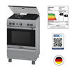 Cocina a Gas Bosch HSG14I31SE 4 Quemadores