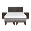 Cama Europea CIC Base Dividida 2 Plazas Balance + Respaldo + 2 Veladores