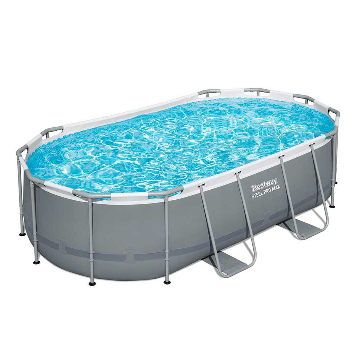 Piscina Estructural Ovalada Bestway Steel Pro Max 250x427 cm 7250 Litros