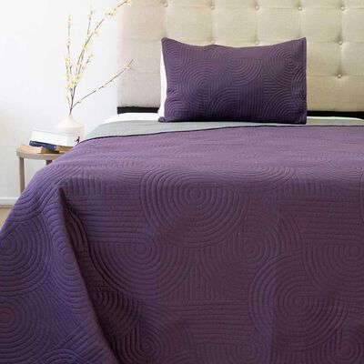 Quilt Doral 1,5 Plazas Obispo Gris Origins