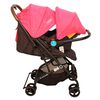 Coche Travel System Compacto Fucsia