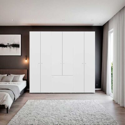 Combo Closet Tuhome 7 Puertas Dreams Blanco