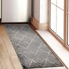 Bajada de Cama Modalfo Florida Gris 50 x 120 cm