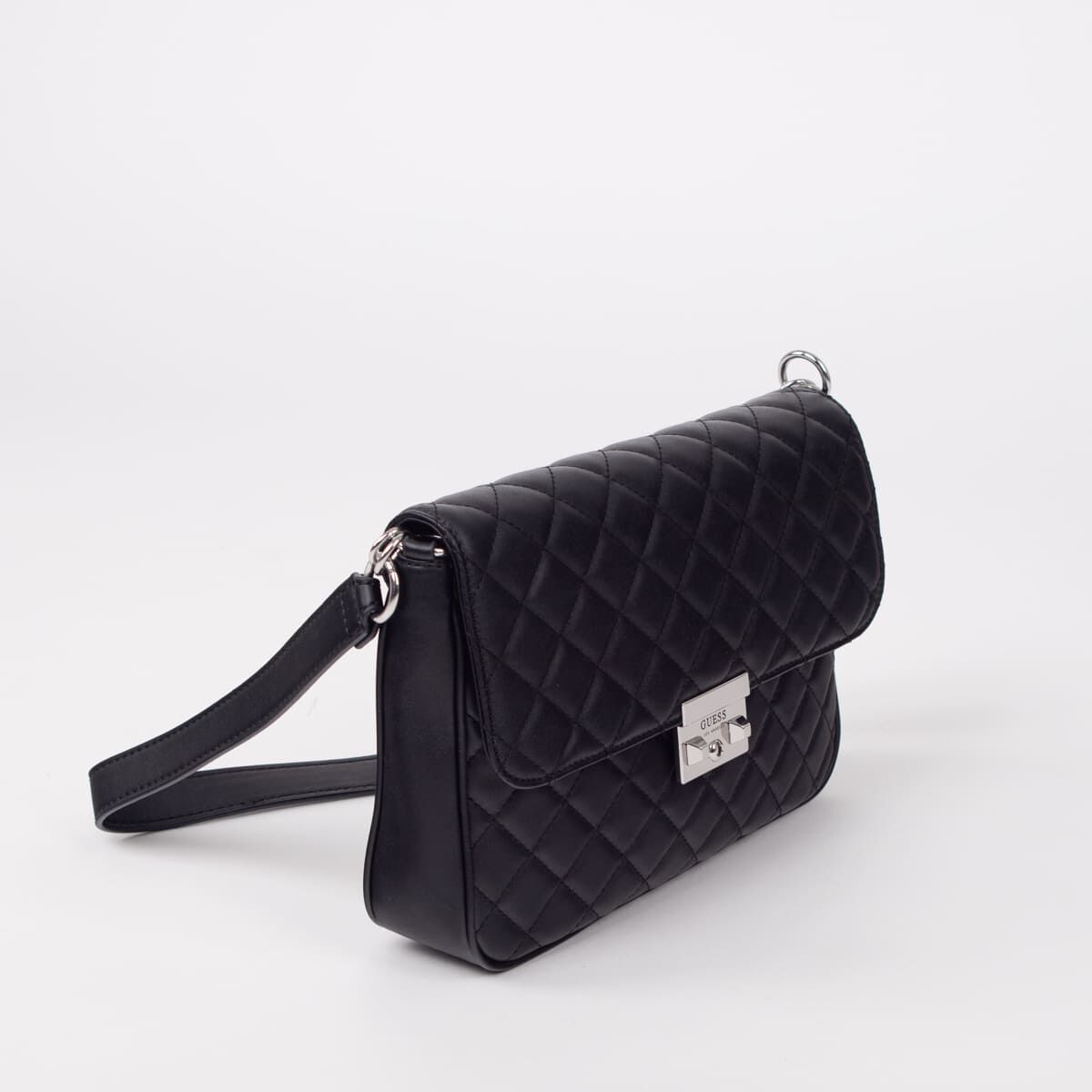Cartera Shoulder Bag Black Guess