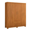 Closet Home Mobili Badara 6 Puertas 2 Cajones Caf&eacute;