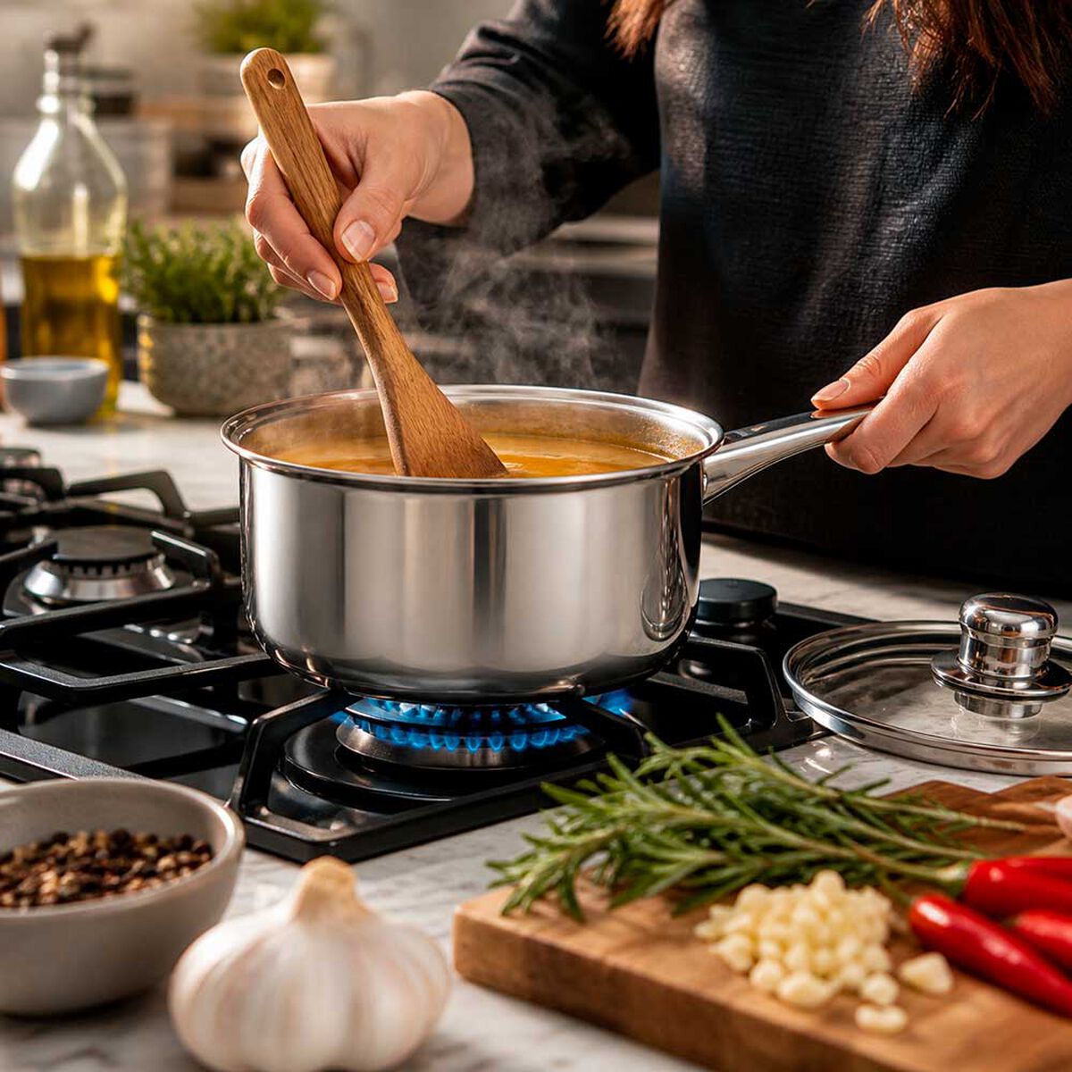 Bater&iacute;a de Cocina Acero D&C Mecina 6 Piezas