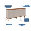 Buffet Decocasa Serena Off White Cinamomo