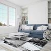 Alfombra Shaggy Idetex Geometric Light Blue 150 x 200 cm