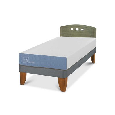 Imagen 2 del producto Cama Europea CIC 1 Plaza Excellence + Respaldo Gales Olivo
