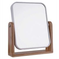Espejo de Mesa Madera Vgo 21 x 18 cm Blanco