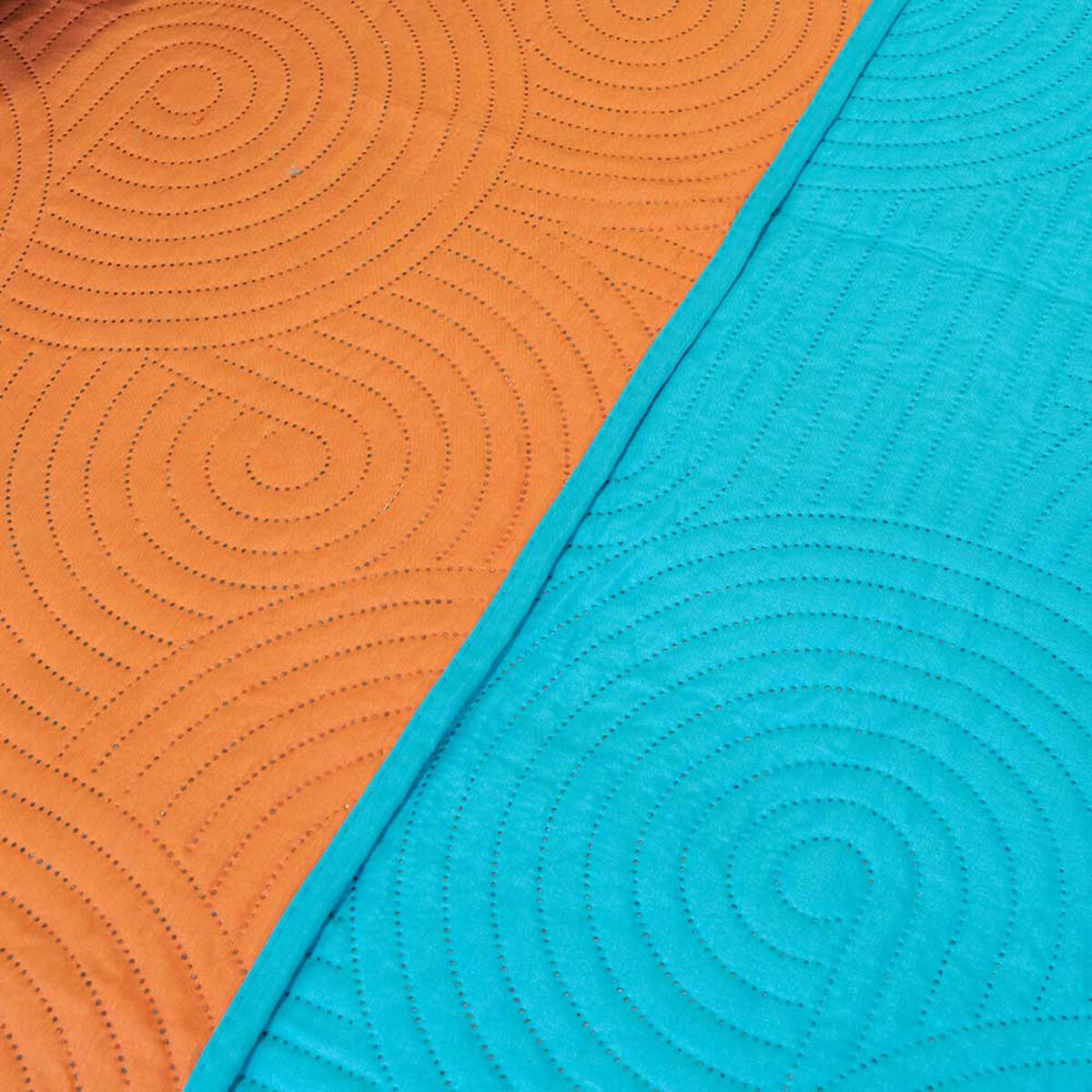 Quilt Doral 1,5 Plazas Calipso Naranjo Origins