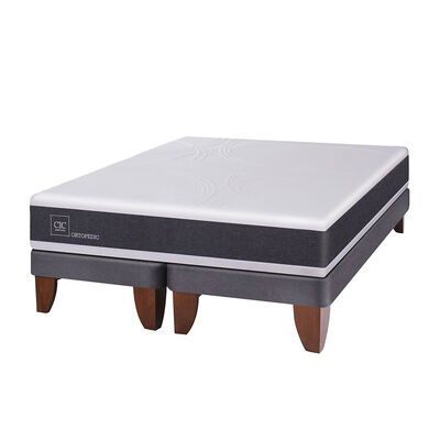 Cama Europea CIC Base Dividida King Ortopedic