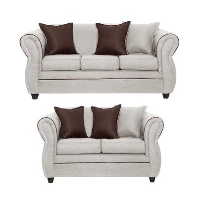 Imagen 1 del producto Juego de Living Black Factory Emili 5 Cuerpos Crudo