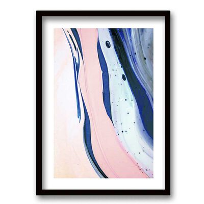 Cuadro Decorativo Retela Liquid Purple II 40 x 30 cm