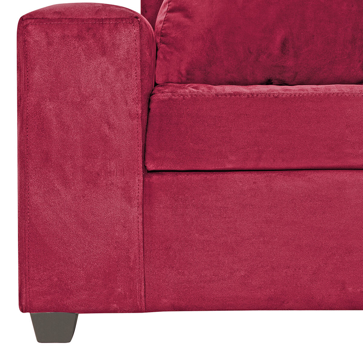 Juego de Living Innovamuebles Kahlo Sofá 3 Cuerpos + Dos Sillones 1 Cuerpo Burdeo