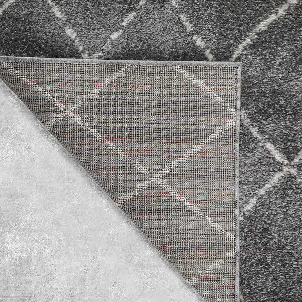 Bajada de Cama Modalfo Florida Gris 50 x 120 cm