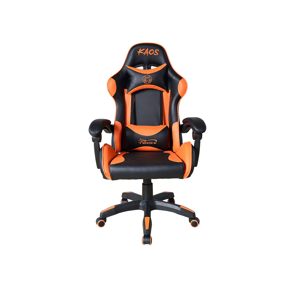 Silla Gamer Njoytech Kaos Naranja