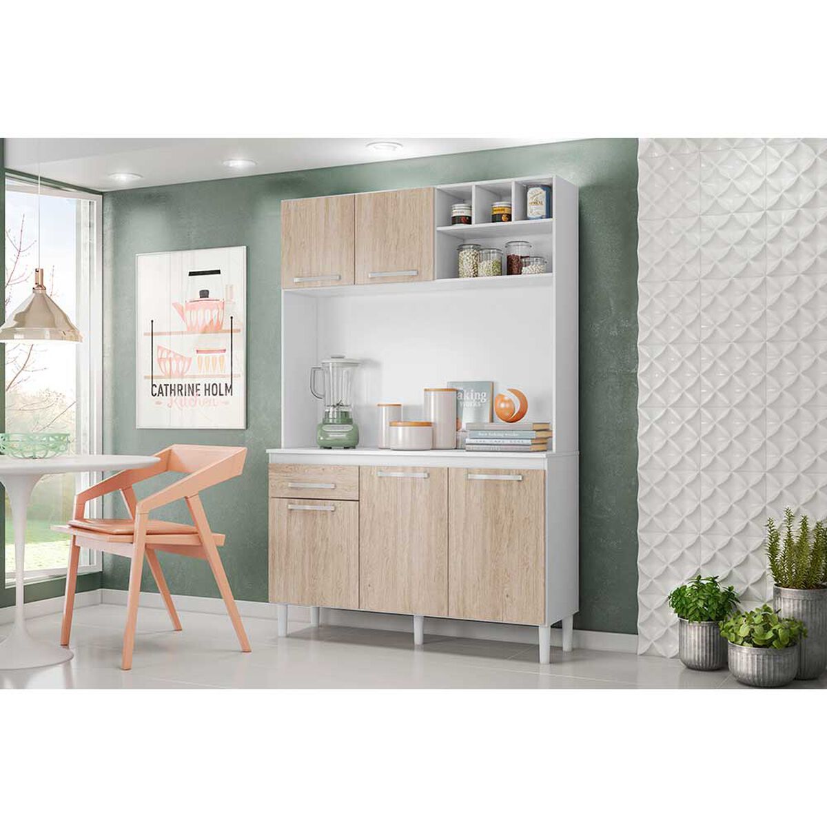 Mueble de Cocina Favatex Turin 1 Cajón 5 Puertas