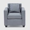 Juego de Living  Muebles MPR Charlotte 3-1-1 Cuerpos Gris