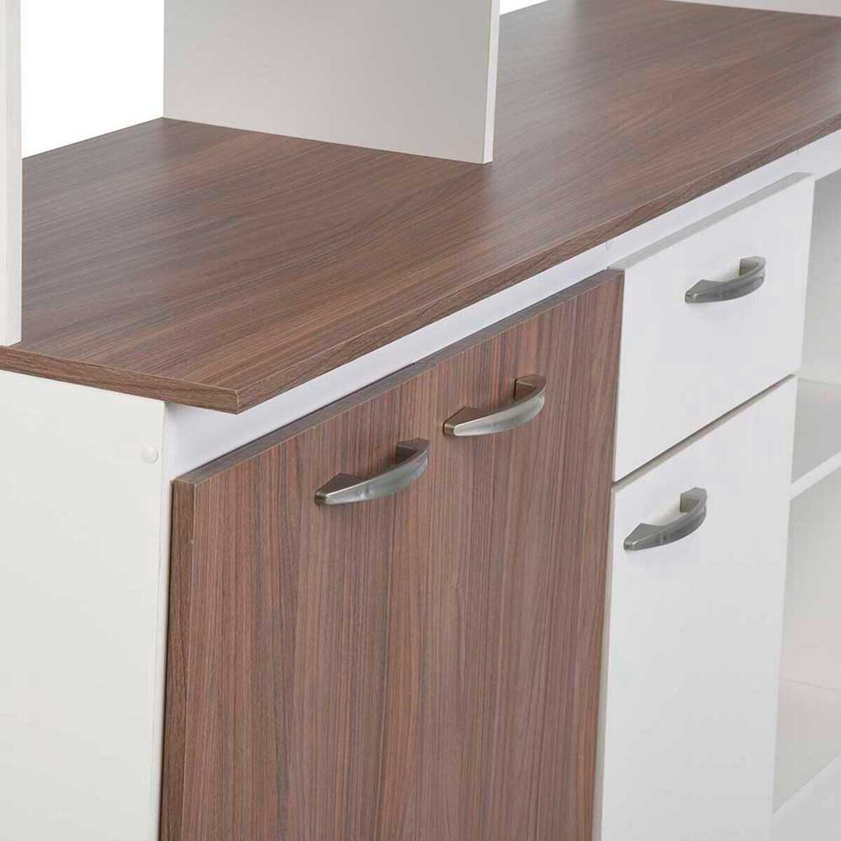 Mueble de Cocina CIC Paula Nogal Africano Blanco 1 Caj&oacute;n