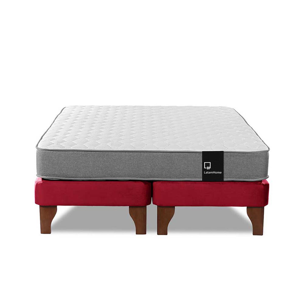 Cama Europea Latam Home Base Dividida 2 Plazas Zen Best Burdeo