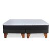 Cama Europea Latam Home 2 Plazas Zen Roller Negro