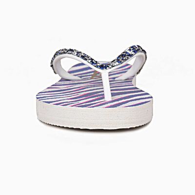 Imagen 2 del producto Sandalia Plana Mujer Icono Azul, Blanco, Celeste, Multicolor, Negro