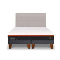 Cama Europea CIC Base Dividida King Bee Comfort + Respaldo