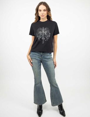 Imagen 2 del producto Polera Manga Corta Mujer Soviet Negro